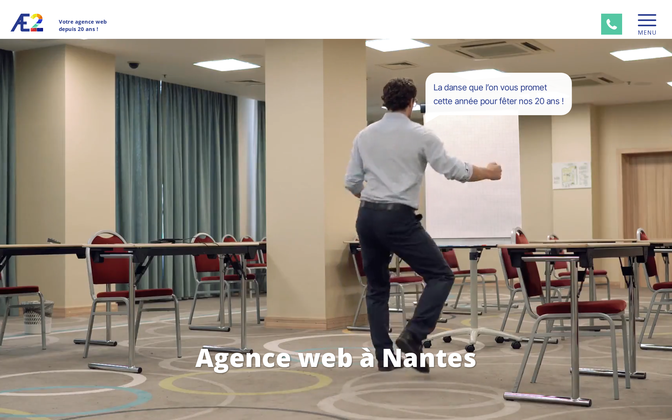 Aperçu du site AE2 Agence