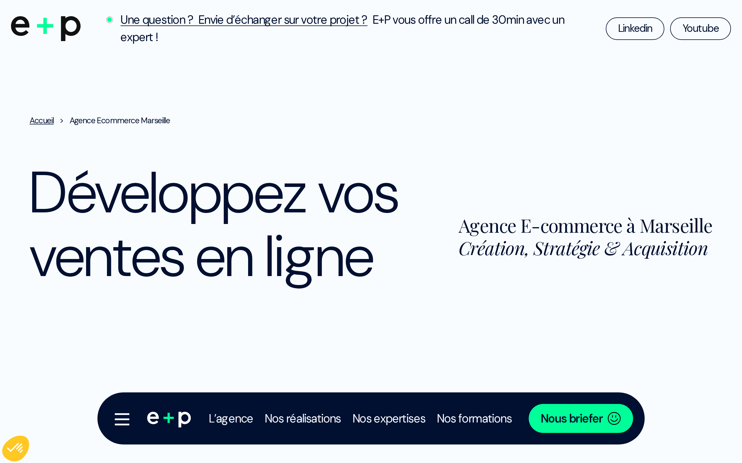 Aperçu du site e+p