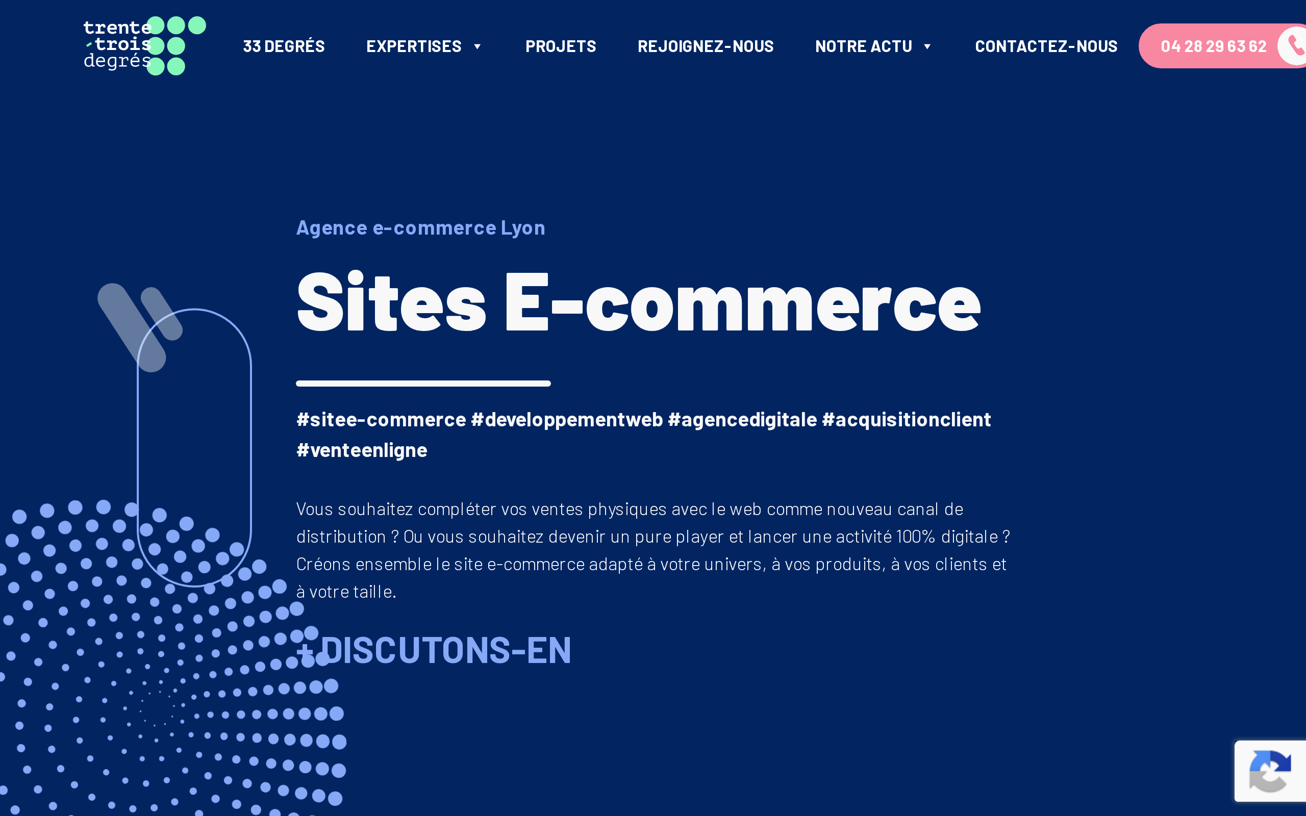Aperçu du site 33 degrés