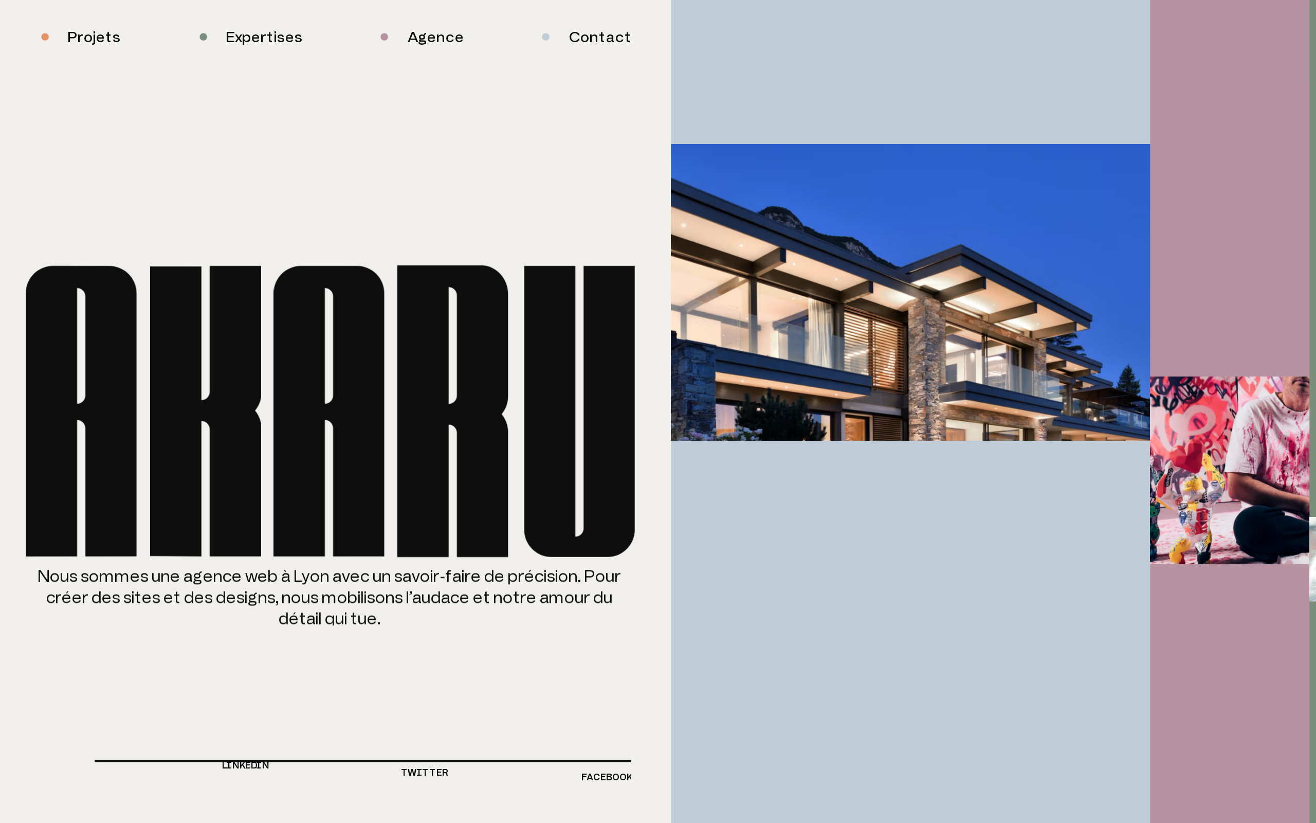 Aperçu du site Akaru