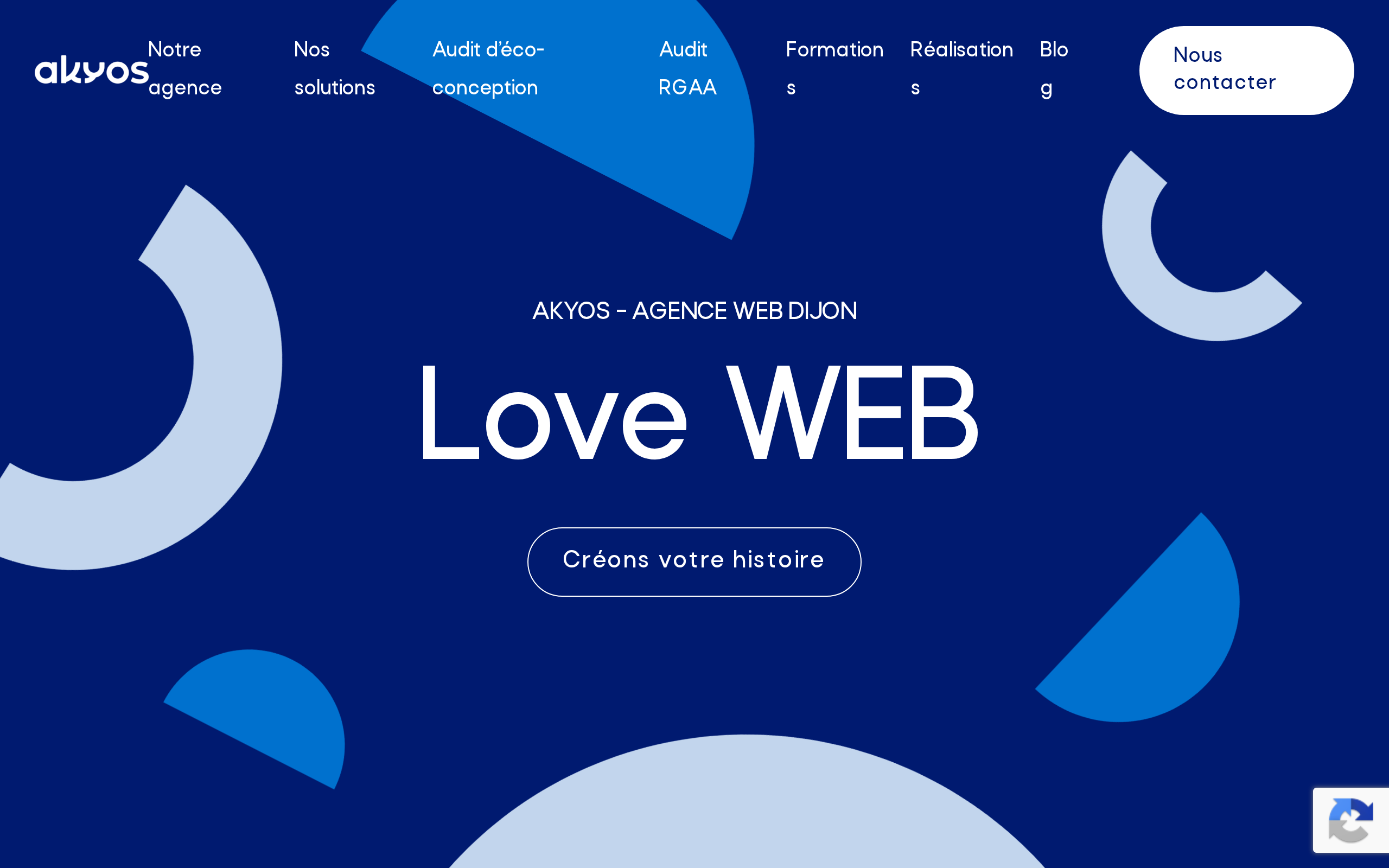 Aperçu du site Akyos communication