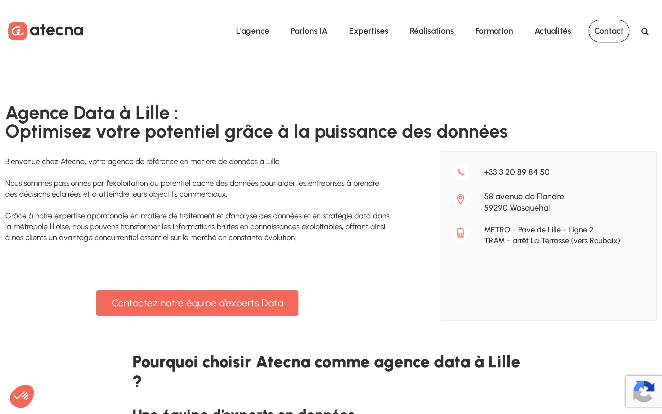 Aperçu du site Atecna