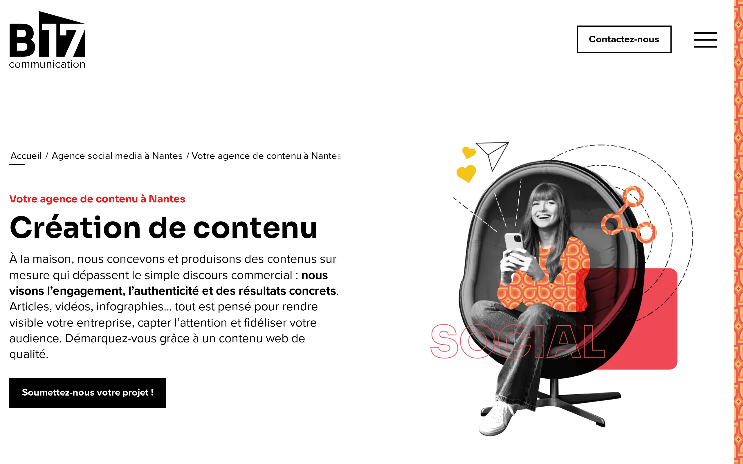 Aperçu du site B17 Communication