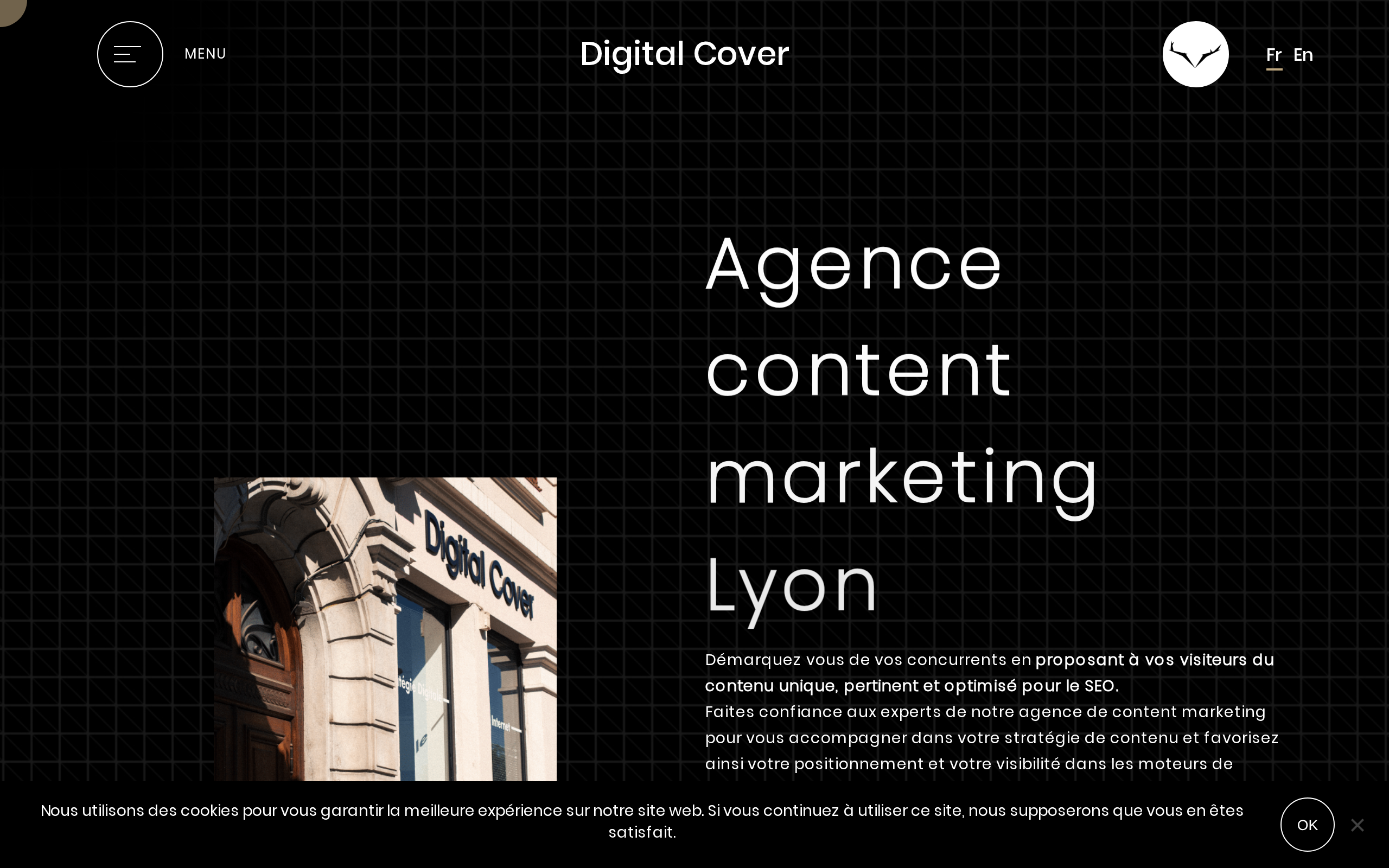 Aperçu du site Digital Cover