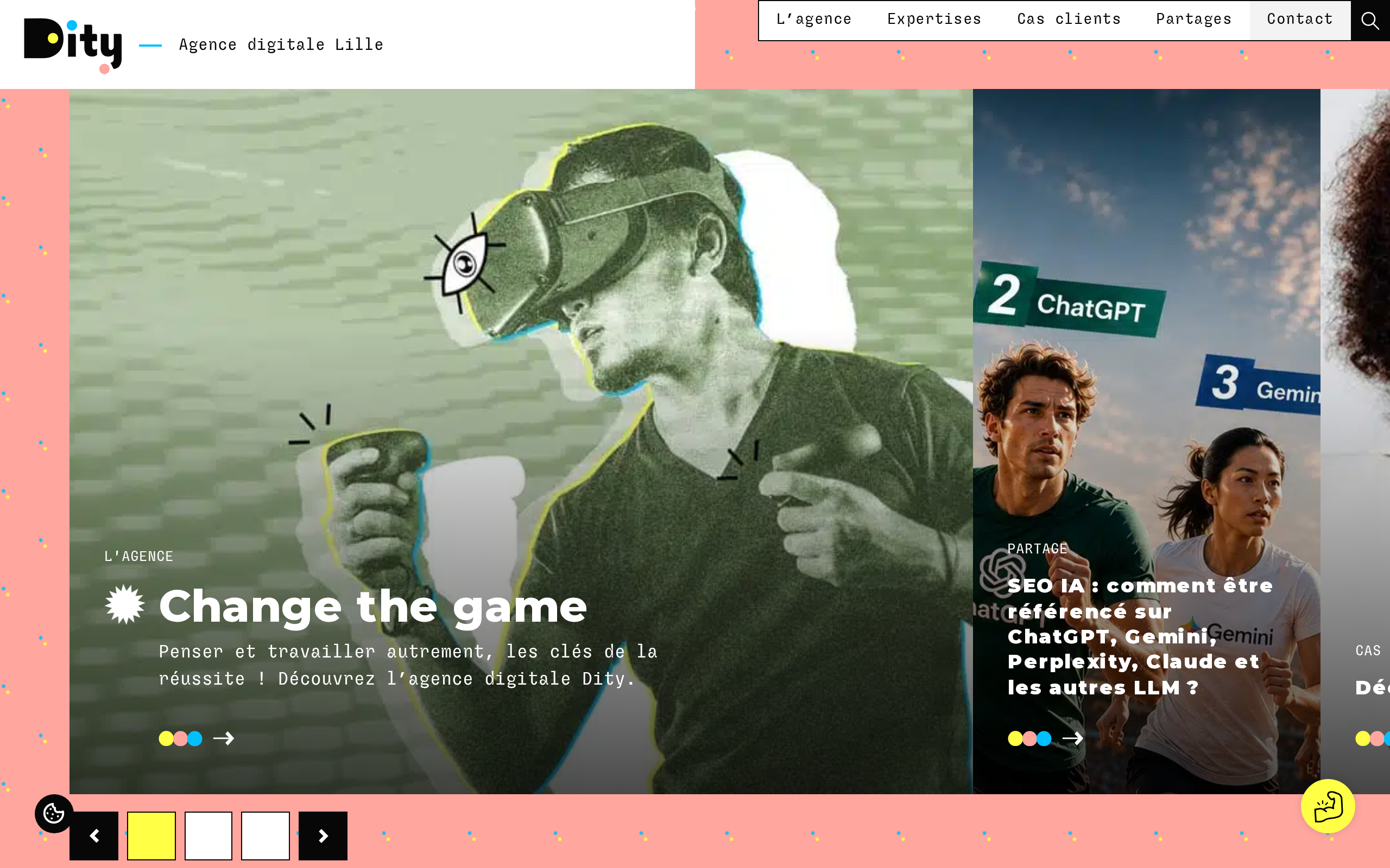 Aperçu du site Dity