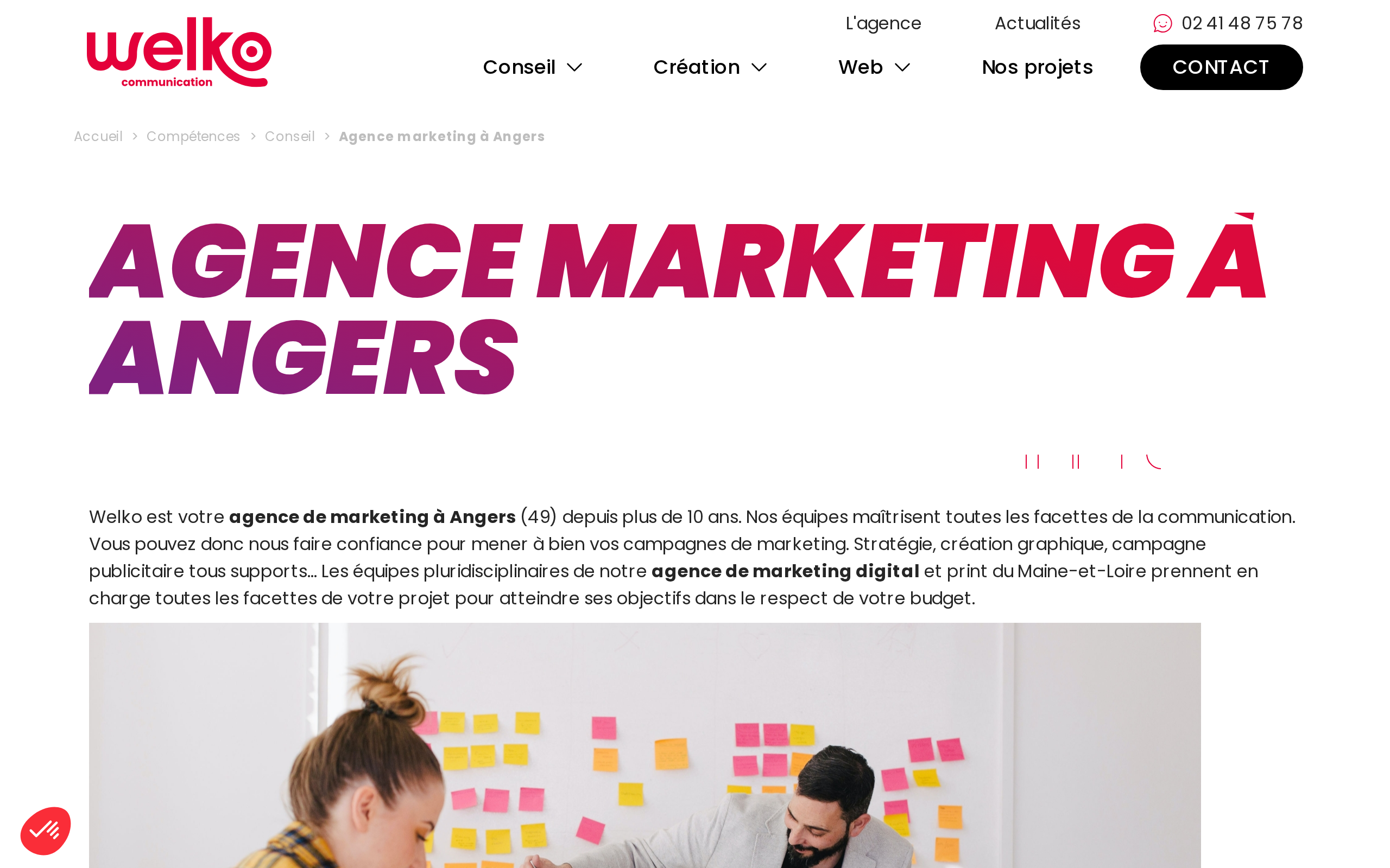 Aperçu du site Welko