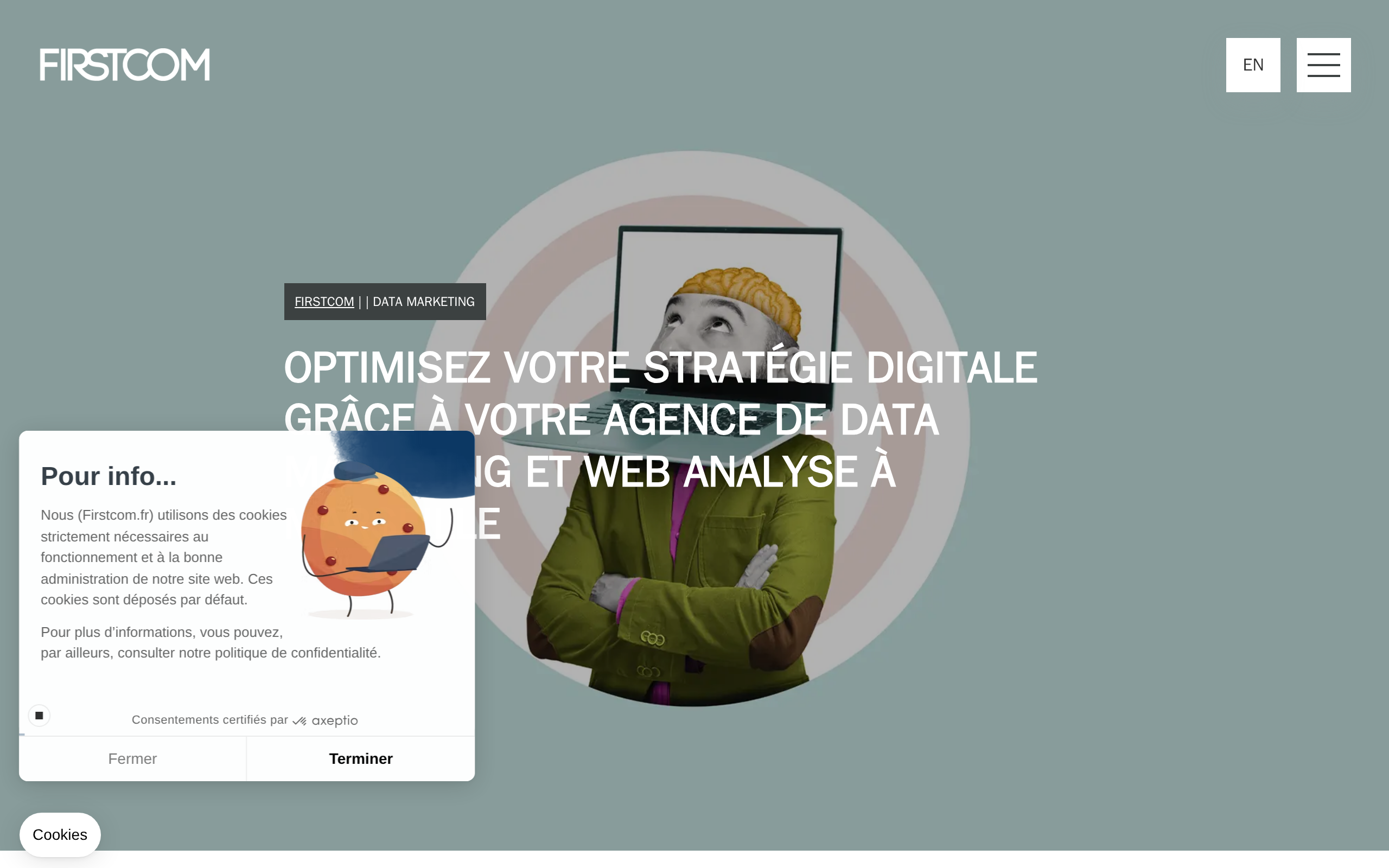 Aperçu du site Firstcom