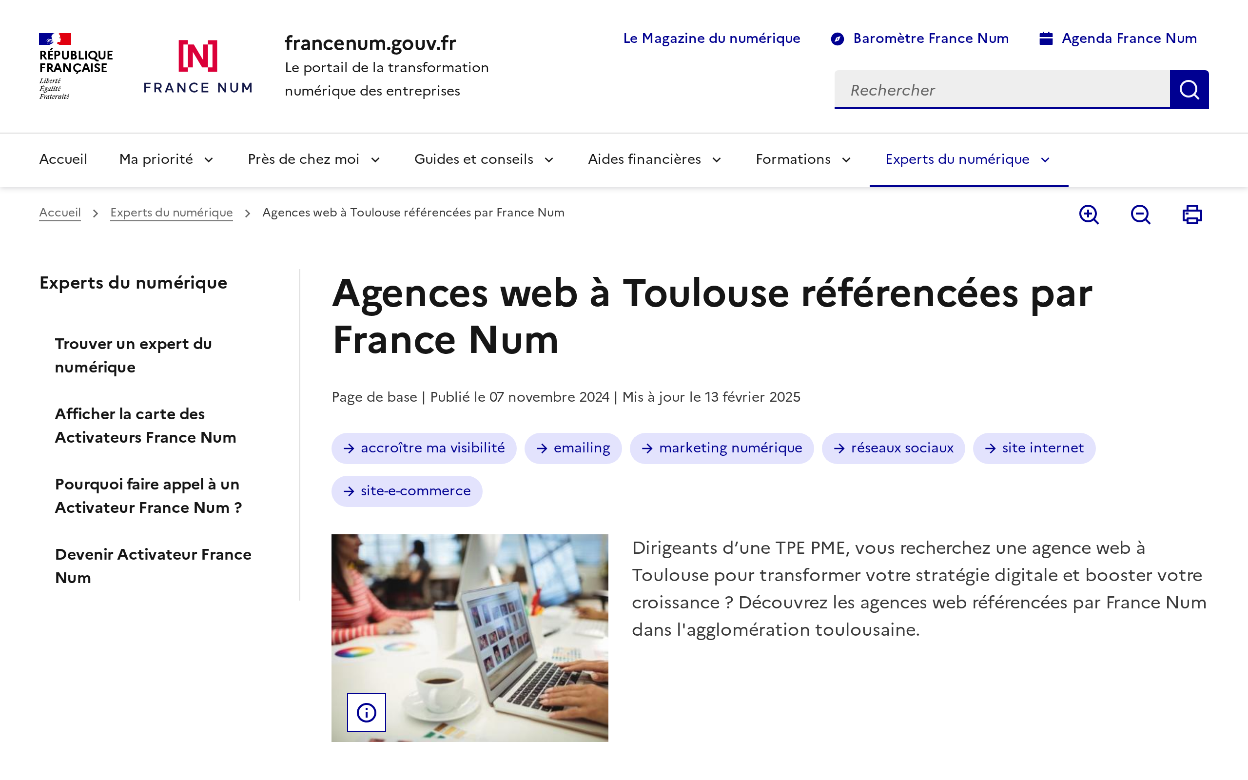 Aperçu du site Détente Digitale