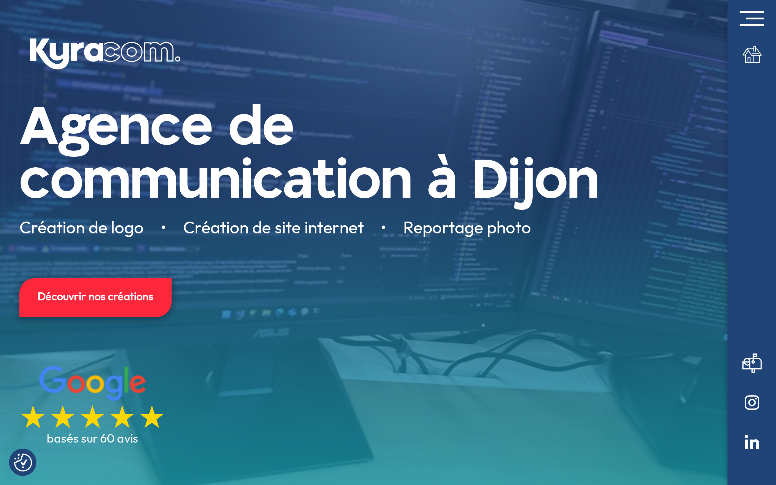 Aperçu du site Kyracom