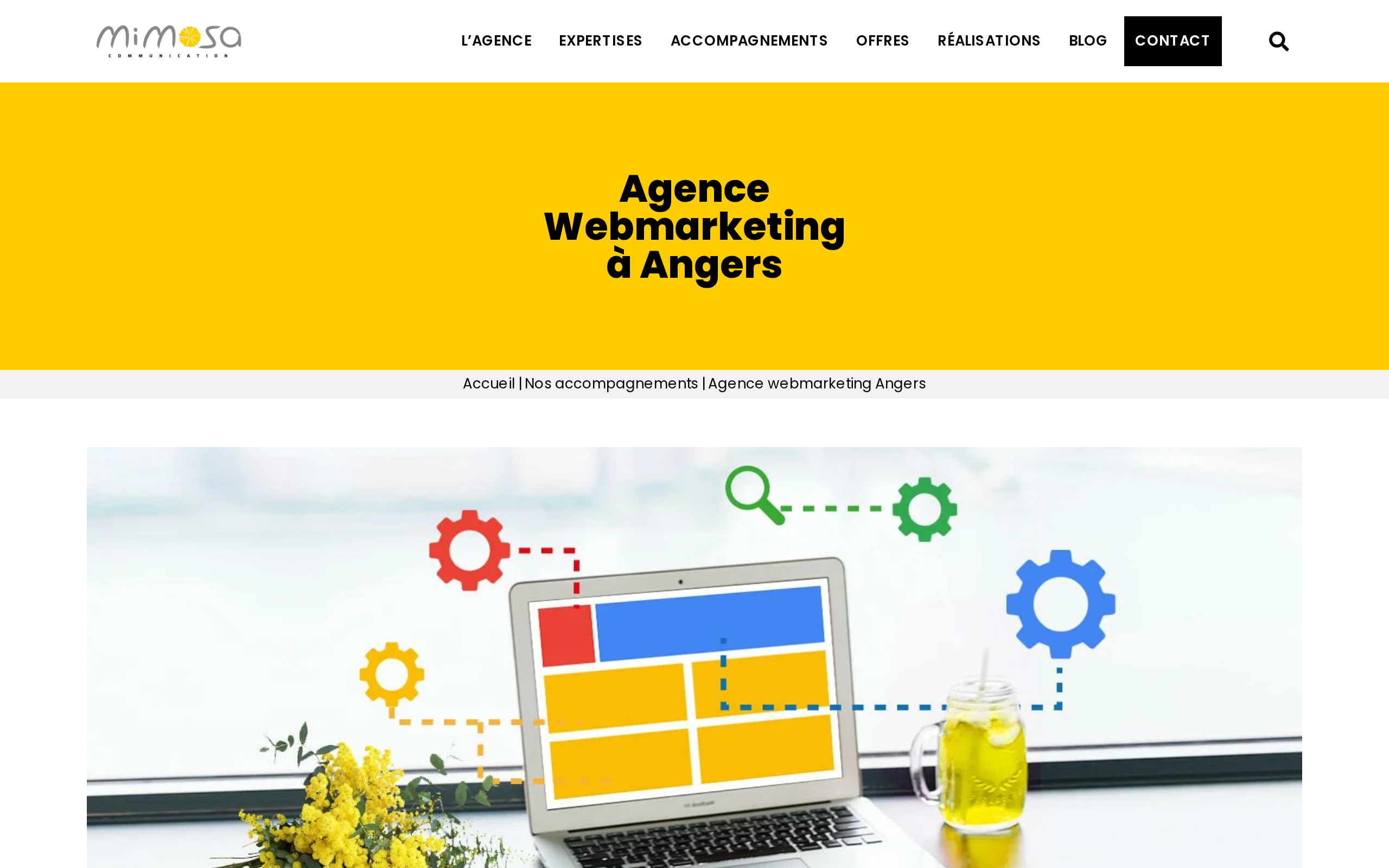 Aperçu du site Mimosa Communication