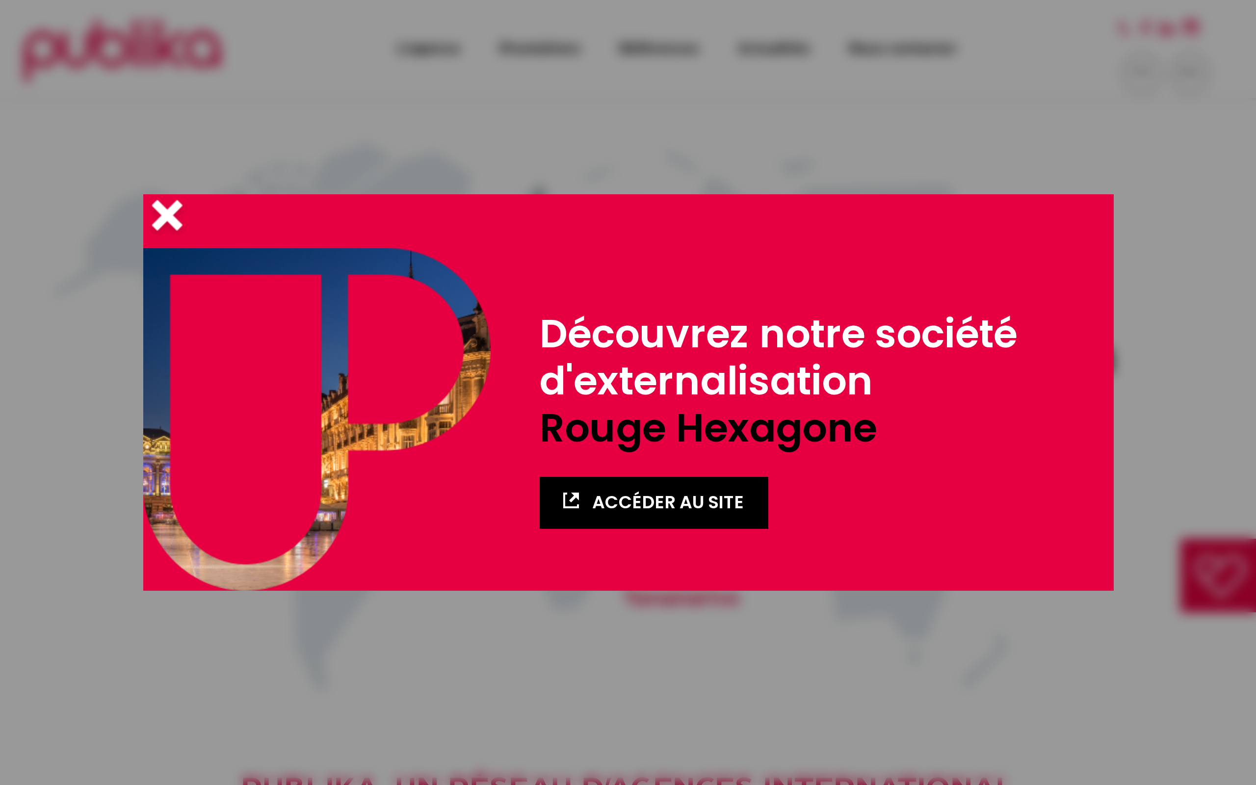 Aperçu du site Publika