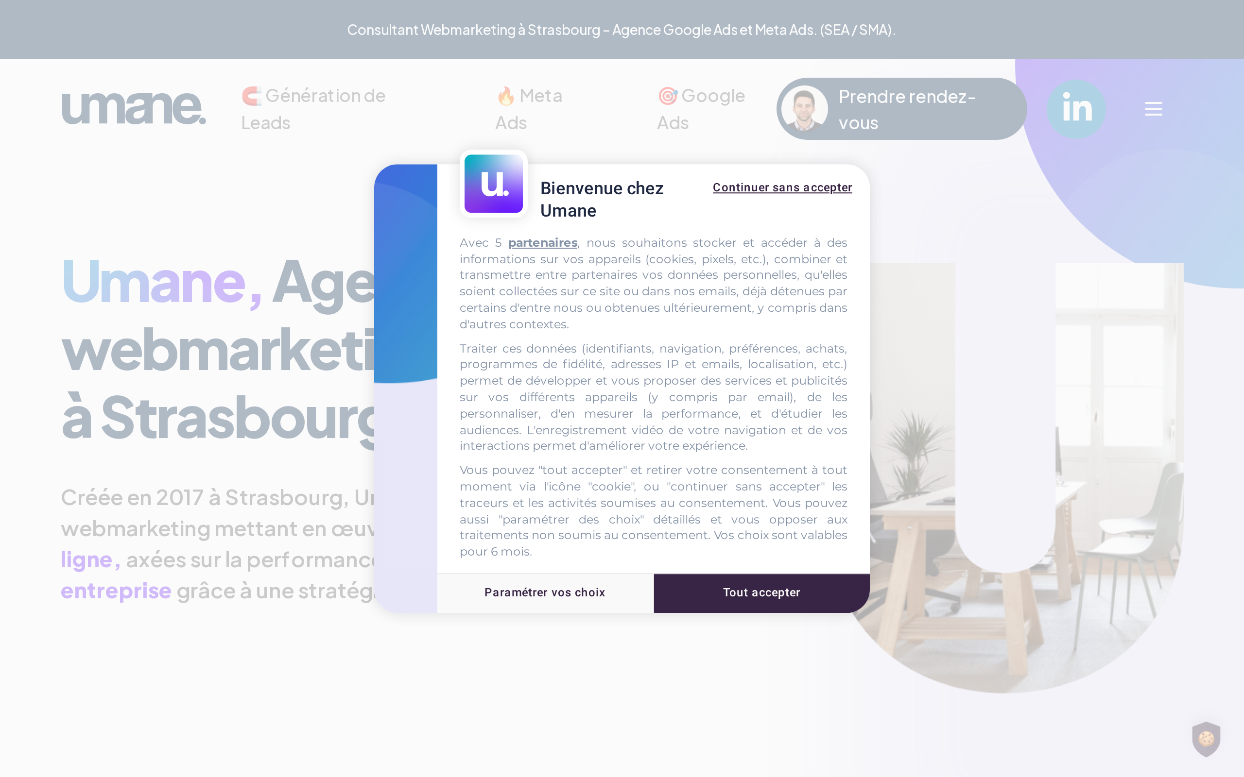 Aperçu du site Umane