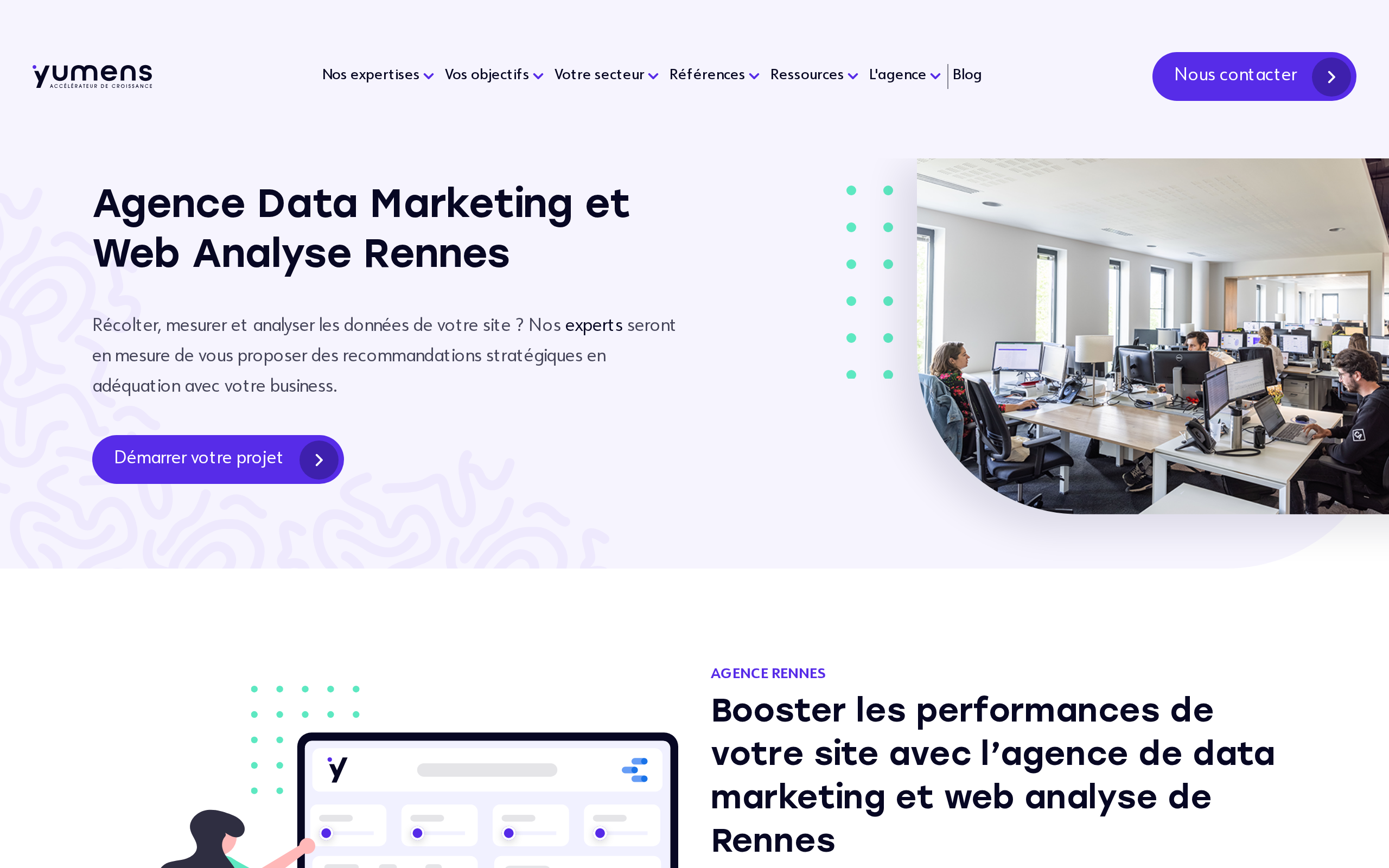 Aperçu du site Yumens